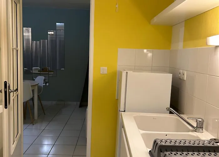 Cosy Centre Avec Lit King Size アパート アジャン